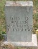 Otis D Waller headstone