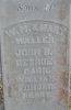 William Monroe Waller gravestone 2
