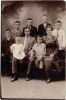 Sam and Lizzie Waller, back row- Sammie, Major, Clifton, Lester, Elmer; front- Maxie, Lones